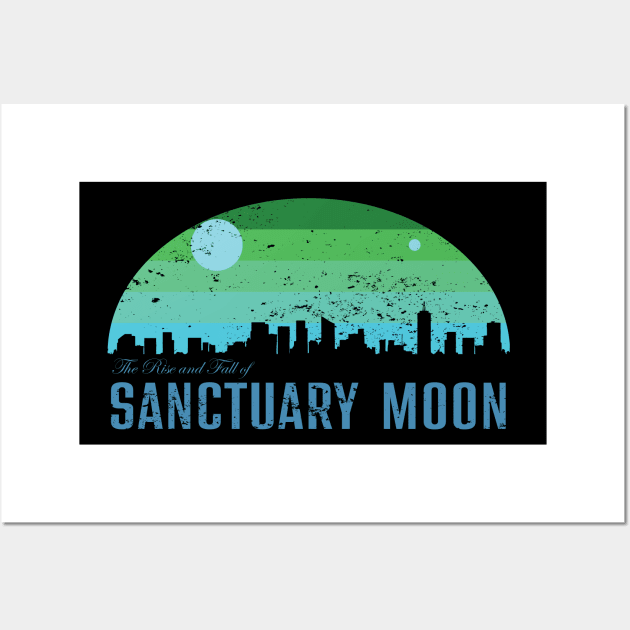 The Rise and Fall of Sanctuary Moon Wall Art by Crown and Thistle